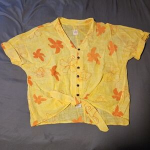 KEALOPIKO wahine tie shirt SIZE SMALL